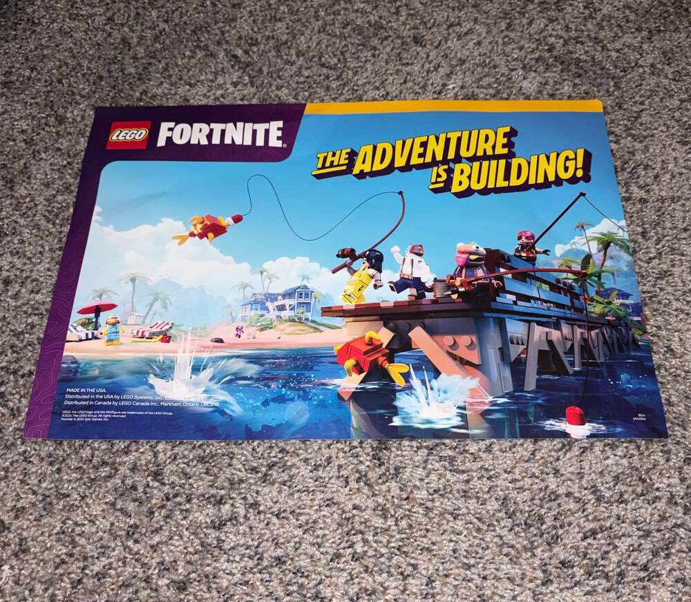 Fortnite Poster - The Adventure is Building – Lego Fortnite